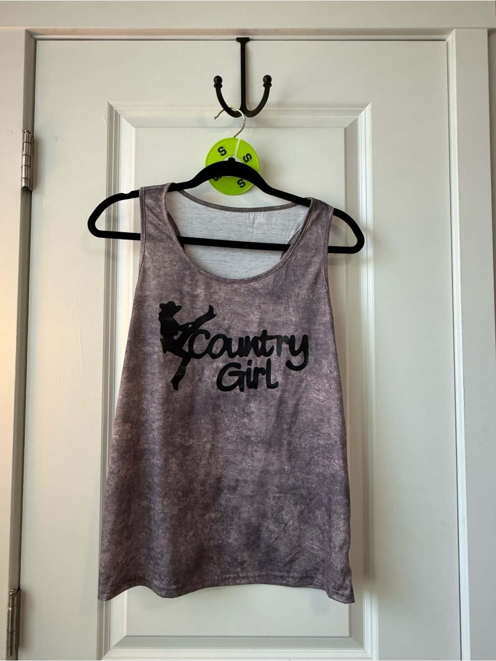 Country Girl Graphic Tank Top - Mauve